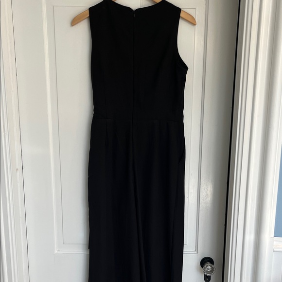 Cato Black Sleeveless Cropped Jumpsuit Size 6 - Picture 6 of 6